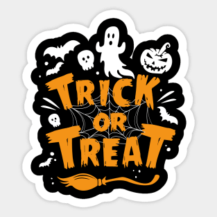 Trick or Treat Sticker